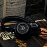 Grado Labs SR225x Headphones with Vinyl Records